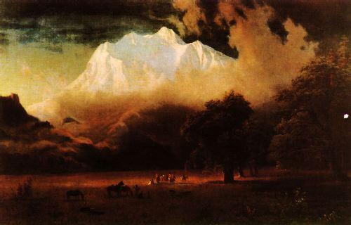 Albert Bierstadt Mount Adams, Washington oil painting image